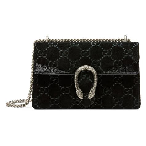 gucci velvet bag dionysus black|gucci dionysus bag used.